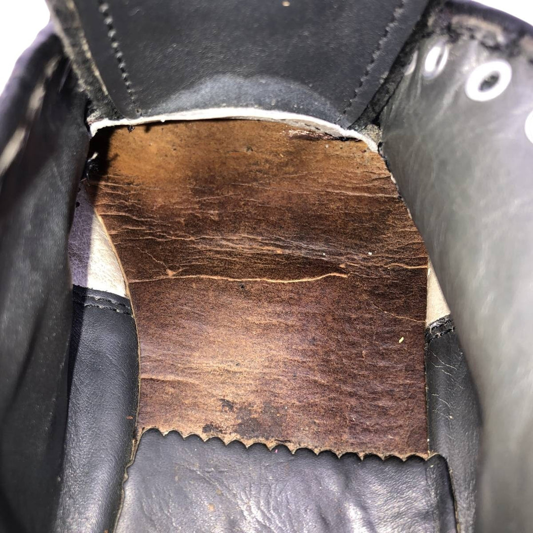 Full-brogue wingtip shoes, made in the USA, size 8 1/2D, men's size 10.6" /saa014734 Men's 27.0cm genuine leather black type Vintage Second Hand