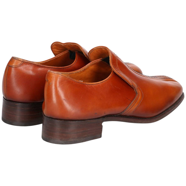 Loake Vamp Loafer, Made in England, 7 1/2" Men's 26.0cm genuine leather brown type Vintage Second Hand