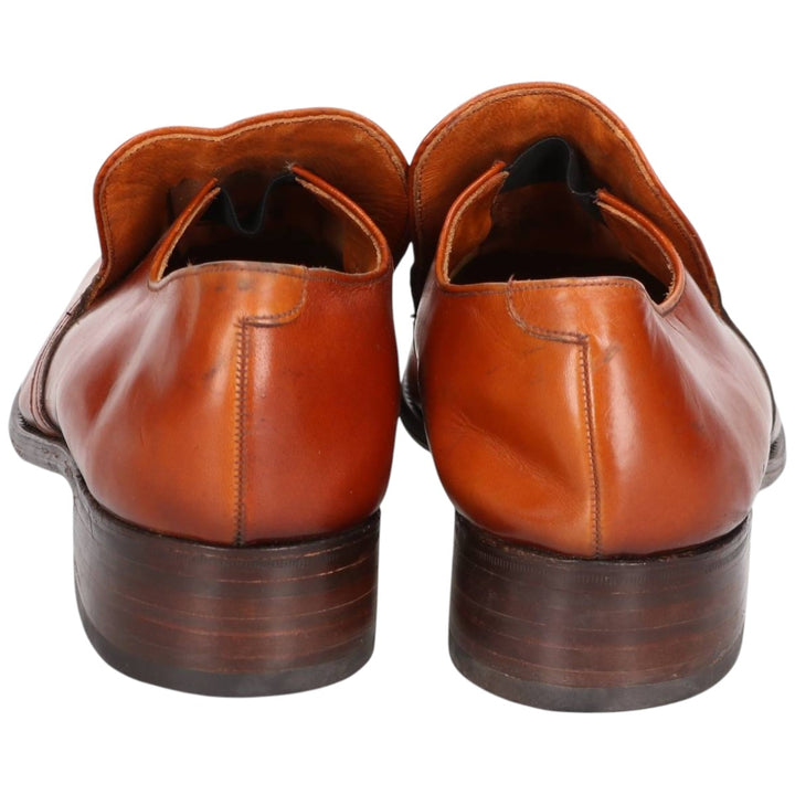 Loake Vamp Loafer, Made in England, 7 1/2" Men's 26.0cm genuine leather brown type Vintage Second Hand