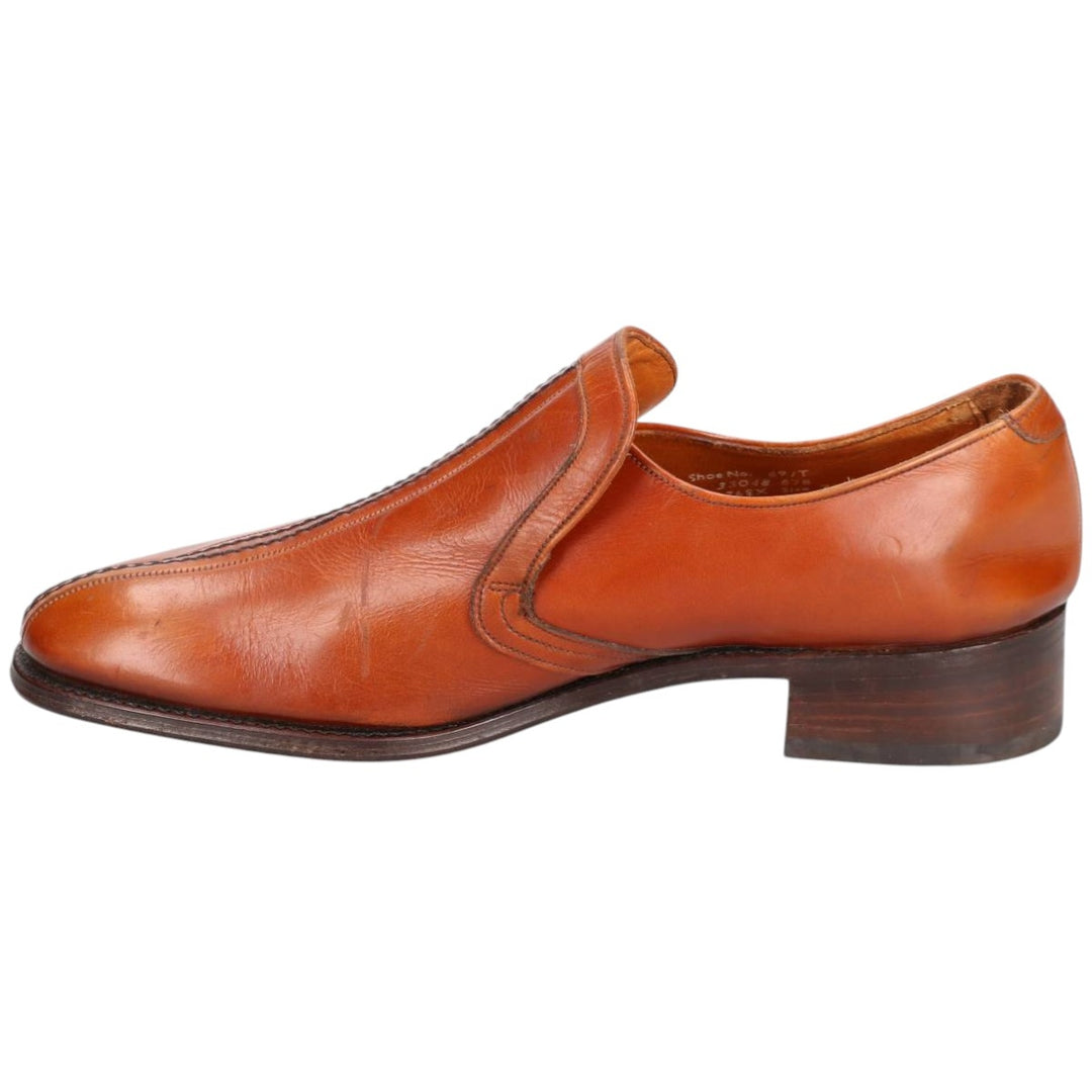 Loake Vamp Loafer, Made in England, 7 1/2" Men's 26.0cm genuine leather brown type Vintage Second Hand