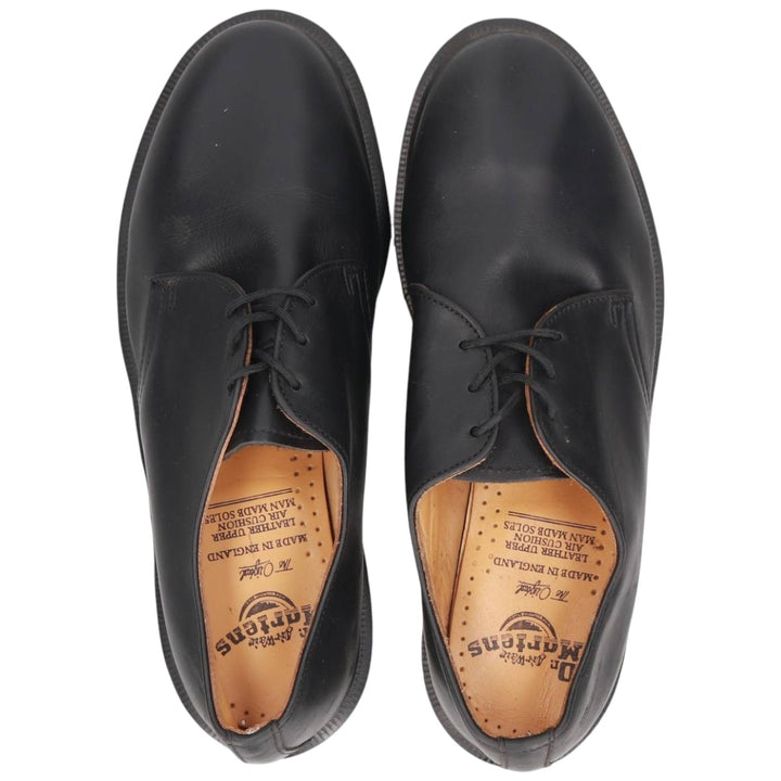 Dr. Martens THE ORIGINAL 3-Eye Shoes, Made in England, Size 7 Men's 26.0cm genuine leather black type Vintage Second Hand