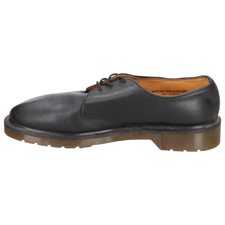 Dr. Martens THE ORIGINAL 3-Eye Shoes, Made in England, Size 7 Men's 26.0cm genuine leather black type Vintage Second Hand