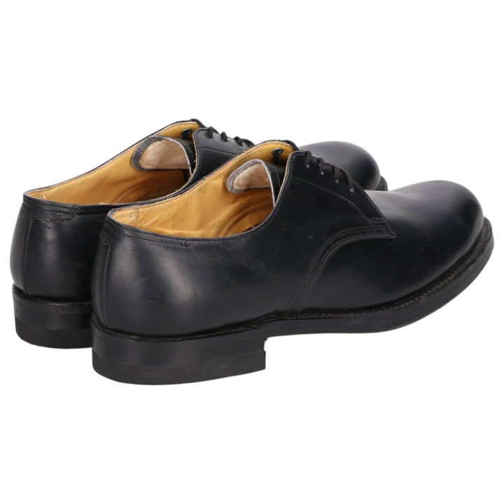Vintage 1970s steel-toe plain-toe shoes, made in Canada, size 9 1/2D, men's size 11.2 inches (saa014744) Men's 28.5cm unclear black type Vintage Second Hand