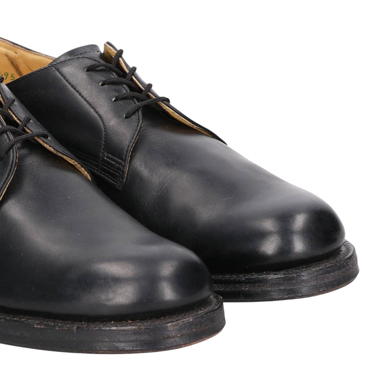 Vintage 1970s steel-toe plain-toe shoes, made in Canada, size 9 1/2D, men's size 11.2 inches (saa014744) Men's 28.5cm unclear black type Vintage Second Hand