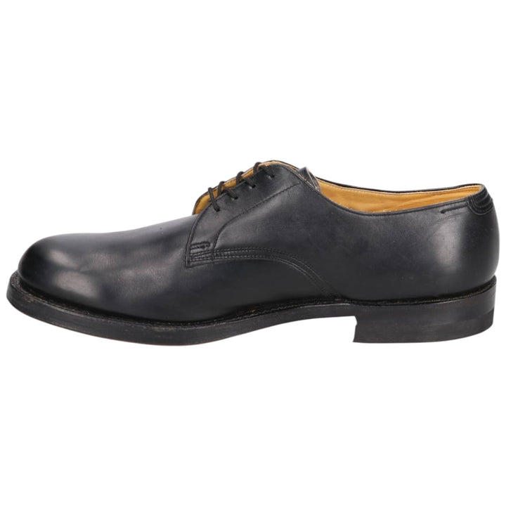 Vintage 1970s steel-toe plain-toe shoes, made in Canada, size 9 1/2D, men's size 11.2 inches (saa014744) Men's 28.5cm unclear black type Vintage Second Hand