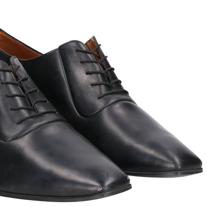 MONTE Square Toe Plain Toe Shoes, Made in Finland, Size 7, Men's, 10.6" (equivalent) /saa014745 Men's 27.0cm unclear black type Vintage Second Hand
