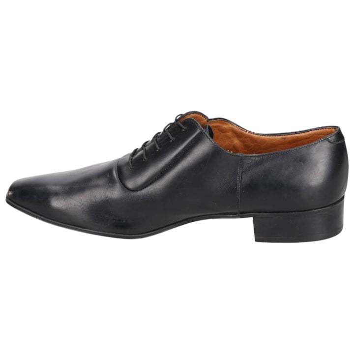 MONTE Square Toe Plain Toe Shoes, Made in Finland, Size 7, Men's, 10.6" (equivalent) /saa014745 Men's 27.0cm unclear black type Vintage Second Hand
