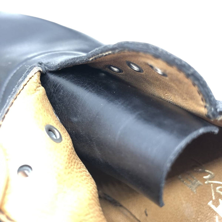 MONTE Square Toe Plain Toe Shoes, Made in Finland, Size 7, Men's, 10.6" (equivalent) /saa014745 Men's 27.0cm unclear black type Vintage Second Hand