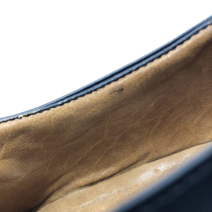 MONTE Square Toe Plain Toe Shoes, Made in Finland, Size 7, Men's, 10.6" (equivalent) /saa014745 Men's 27.0cm unclear black type Vintage Second Hand