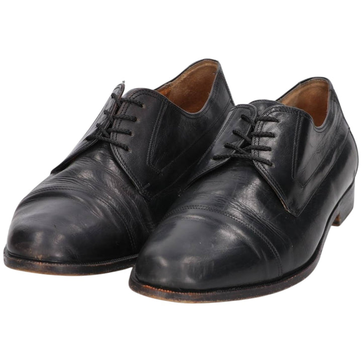 Bally Straight Tip Shoes, Made in Italy, Size 9 1/2D Men's 28.0cm unclear black type Vintage Second Hand