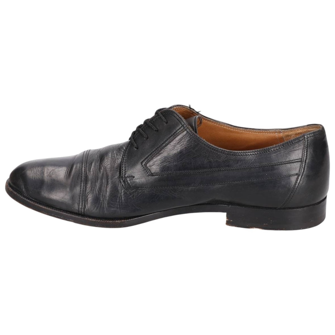 Bally Straight Tip Shoes, Made in Italy, Size 9 1/2D Men's 28.0cm unclear black type Vintage Second Hand