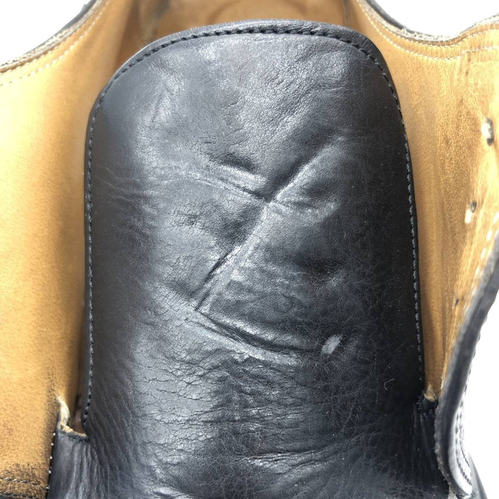 Bally Straight Tip Shoes, Made in Italy, Size 9 1/2D Men's 28.0cm unclear black type Vintage Second Hand