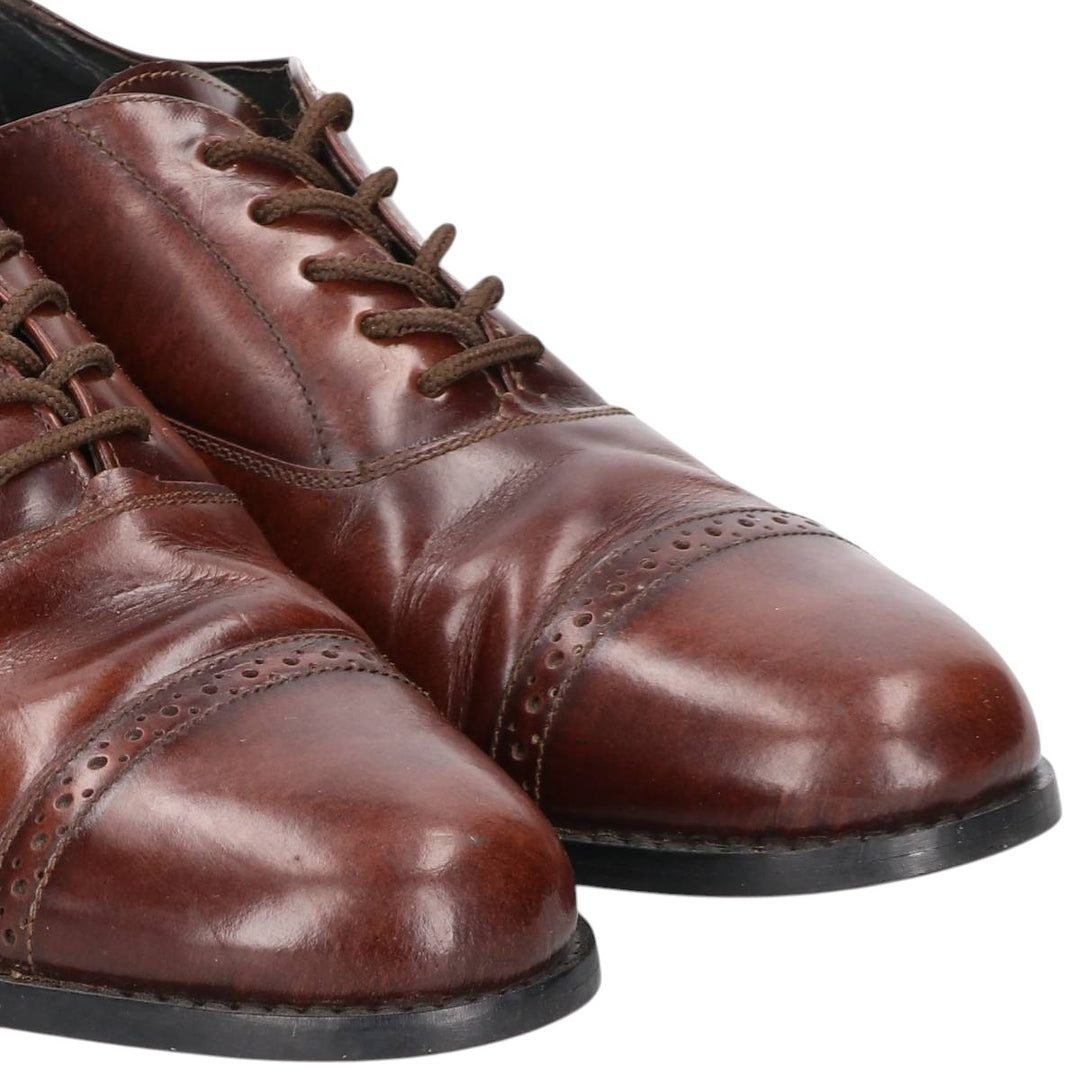 STUART MCGUIRE Straight Tip Shoes 8 1/2D Men's 26.5cm unclear burgundy type Vintage Second Hand
