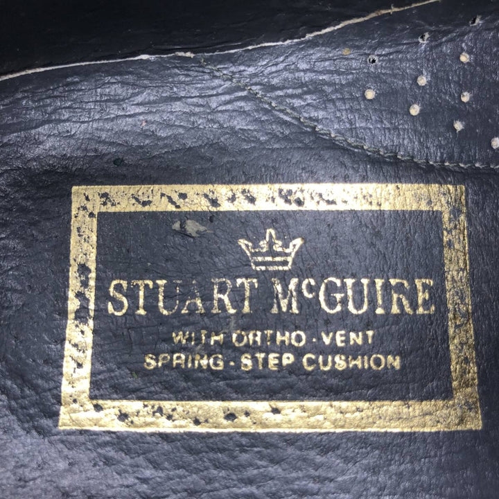 STUART MCGUIRE Straight Tip Shoes 8 1/2D Men's 26.5cm unclear burgundy type Vintage Second Hand