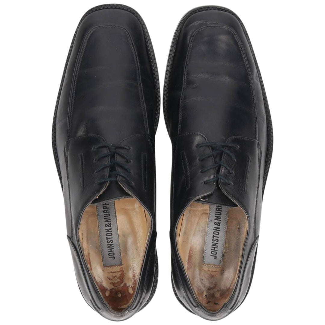 Johnston & Murphy U-tip shoes, Made in Italy, Size 8 1/2H Men's 26.5cm unclear black type Vintage Second Hand