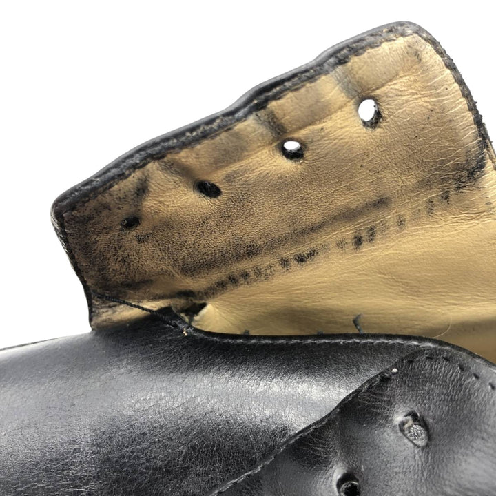 Johnston & Murphy U-tip shoes, Made in Italy, Size 8 1/2H Men's 26.5cm unclear black type Vintage Second Hand