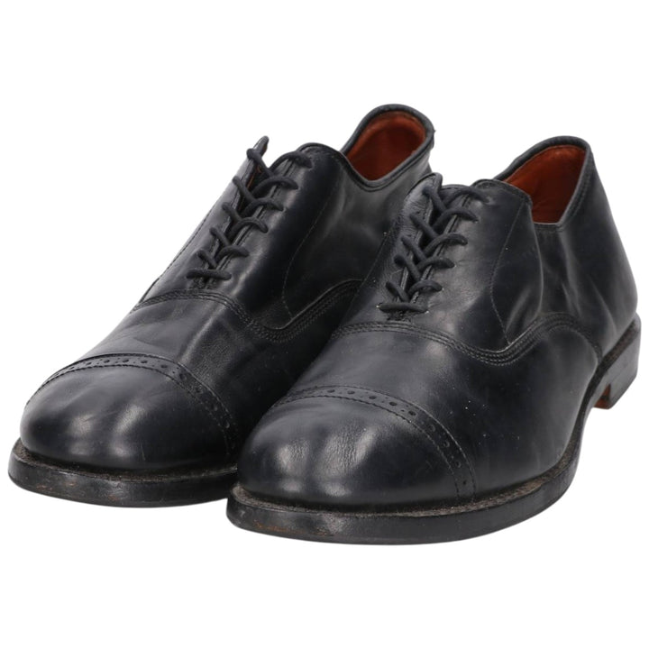 Brooks Brothers Straight Tip Shoes, Made in USA, Size 9 1/2D Men's 27.5cm genuine leather black type Vintage Second Hand