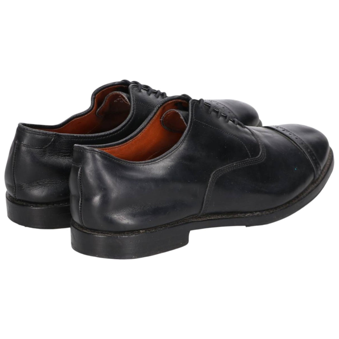 Brooks Brothers Straight Tip Shoes, Made in USA, Size 9 1/2D Men's 27.5cm genuine leather black type Vintage Second Hand