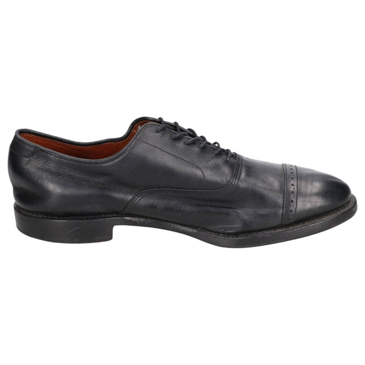 Brooks Brothers Straight Tip Shoes, Made in USA, Size 9 1/2D Men's 27.5cm genuine leather black type Vintage Second Hand