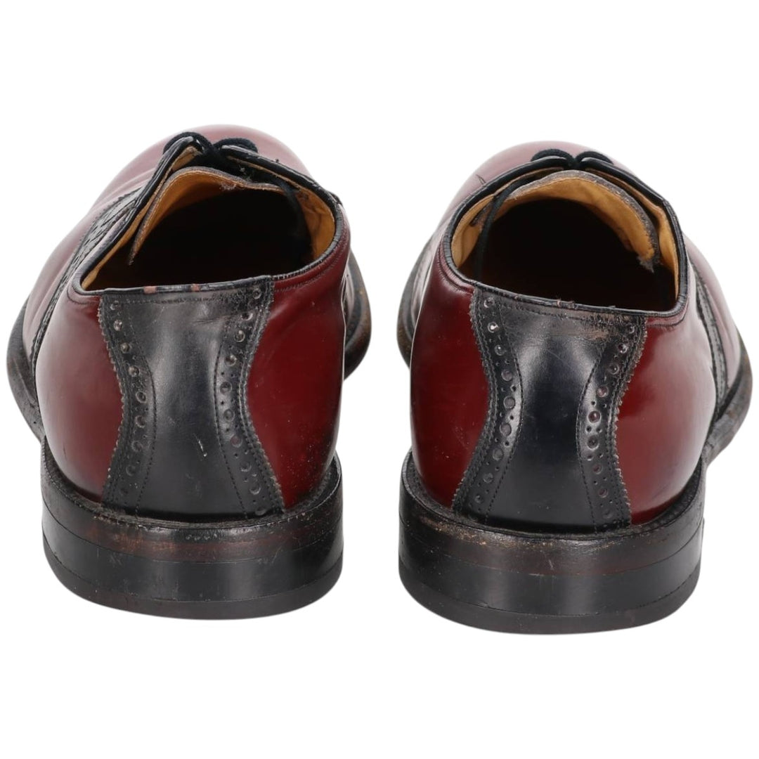 Johnston & Murphy ARISTOCRAFT Two-Tone Saddle Shoes, Made in USA, 10D Men's 28.0cm unclear red type reddish brown Vintage Second Hand