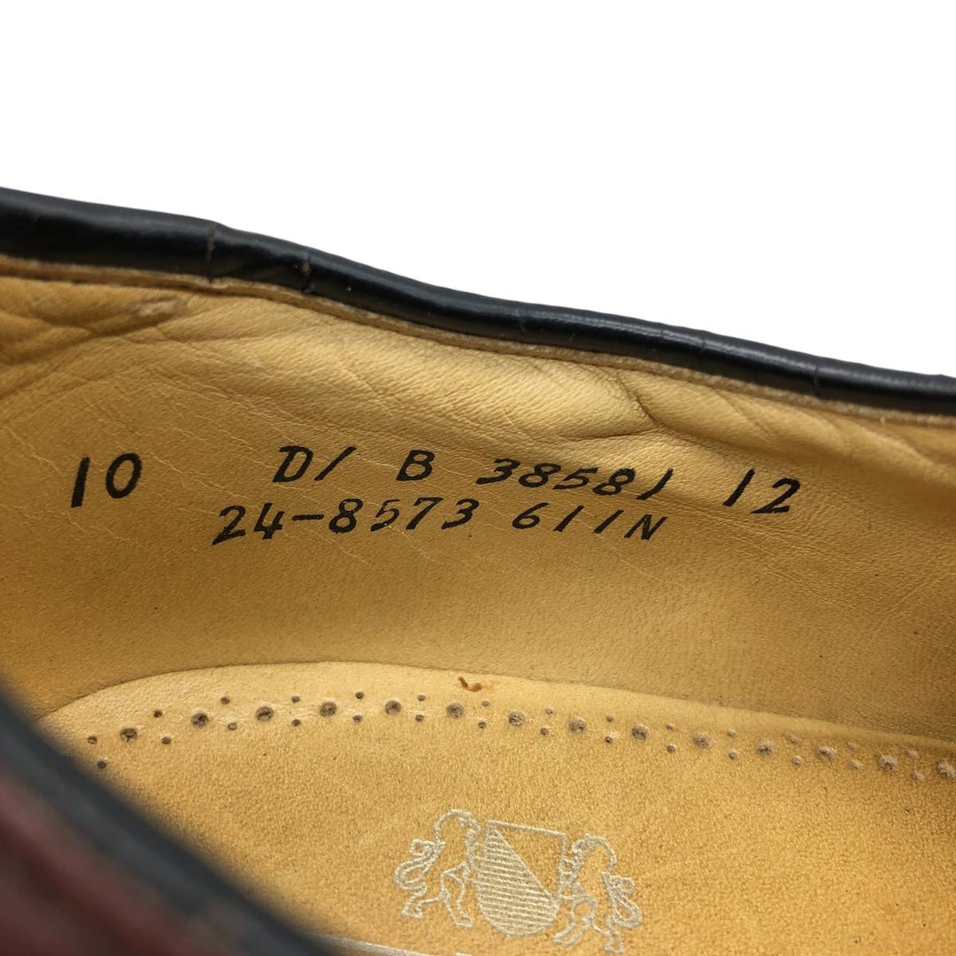 Johnston & Murphy ARISTOCRAFT Two-Tone Saddle Shoes, Made in USA, 10D Men's 28.0cm unclear red type reddish brown Vintage Second Hand