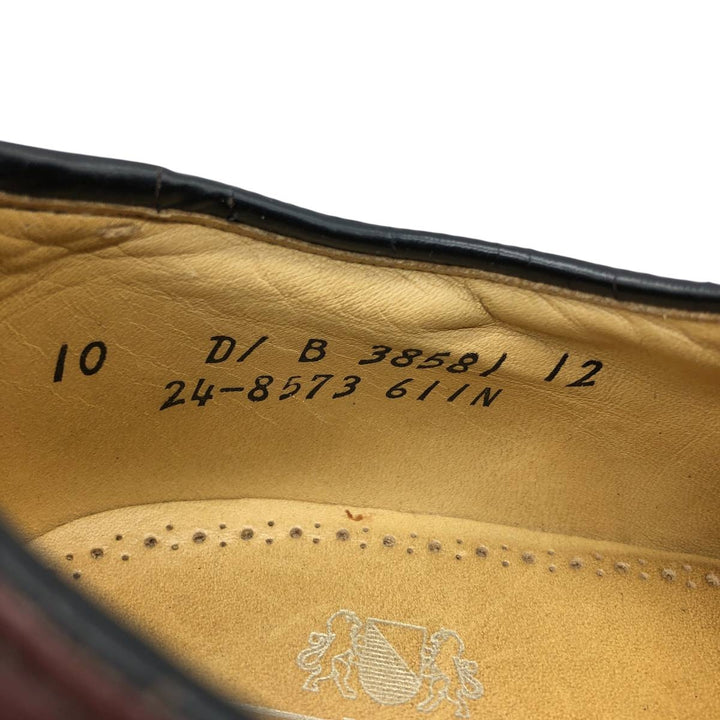 Johnston & Murphy ARISTOCRAFT Two-Tone Saddle Shoes, Made in USA, 10D Men's 28.0cm unclear red type reddish brown Vintage Second Hand