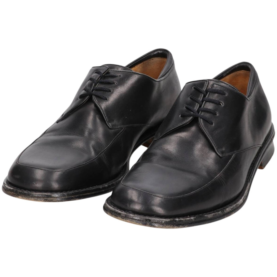 Bruno Magli U-tip shoes, Made in Italy, Size 9 1/2M Men's 28.0cm unclear black type Vintage Second Hand