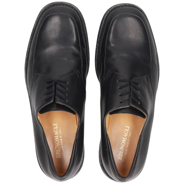 Bruno Magli U-tip shoes, Made in Italy, Size 9 1/2M Men's 28.0cm unclear black type Vintage Second Hand