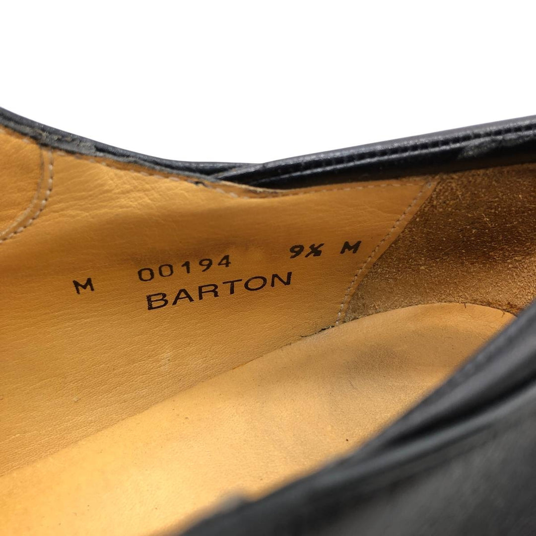 Bruno Magli U-tip shoes, Made in Italy, Size 9 1/2M Men's 28.0cm unclear black type Vintage Second Hand