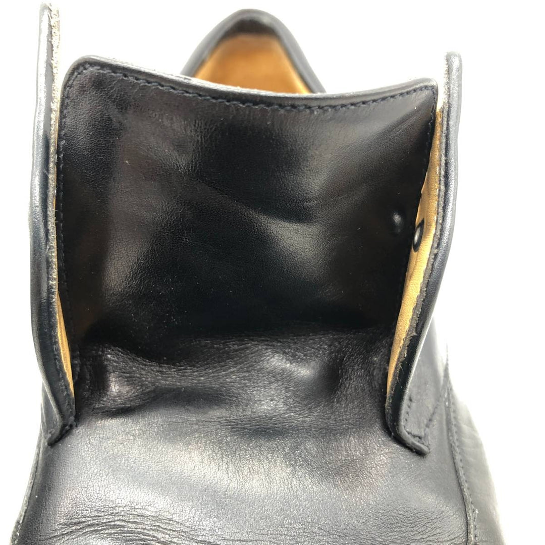 Bruno Magli U-tip shoes, Made in Italy, Size 9 1/2M Men's 28.0cm unclear black type Vintage Second Hand