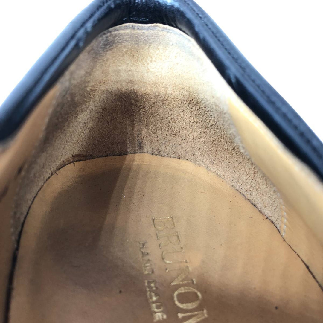 Bruno Magli U-tip shoes, Made in Italy, Size 9 1/2M Men's 28.0cm unclear black type Vintage Second Hand