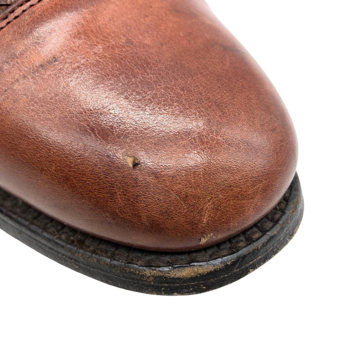 Allen Edmonds LAUDERDALE Braided Straight-Tip Shoes, Made in USA, Size 9 1/2D, Men's, Equivalent to 10.8" /saa014756 Men's 27.5cm unclear brown type Vintage Second Hand