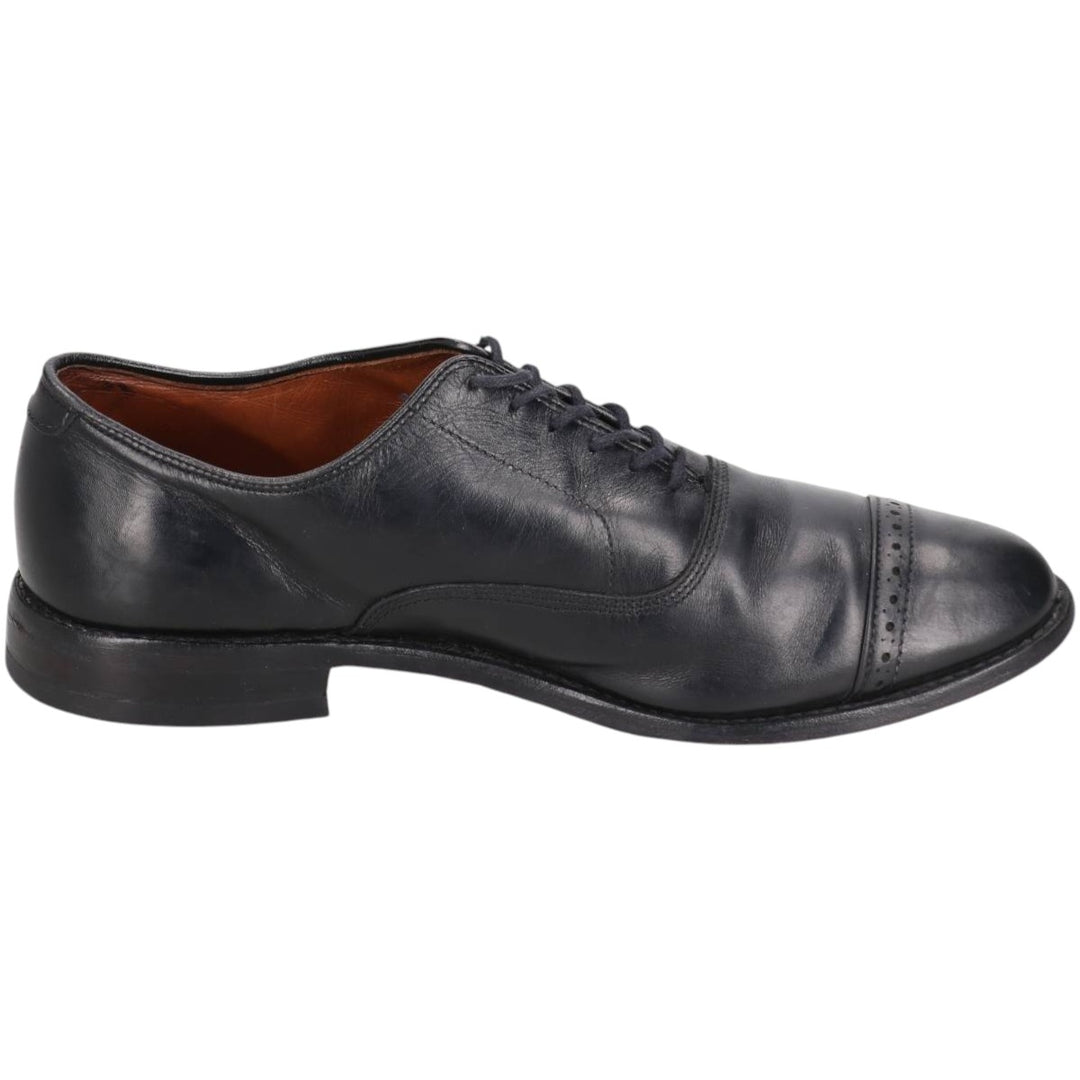 Allen Edmonds Fifth Avenue Straight Tip Shoes, Made in Italy, Size 9 1/2 Men's 27.5cm unclear black type Vintage Second Hand