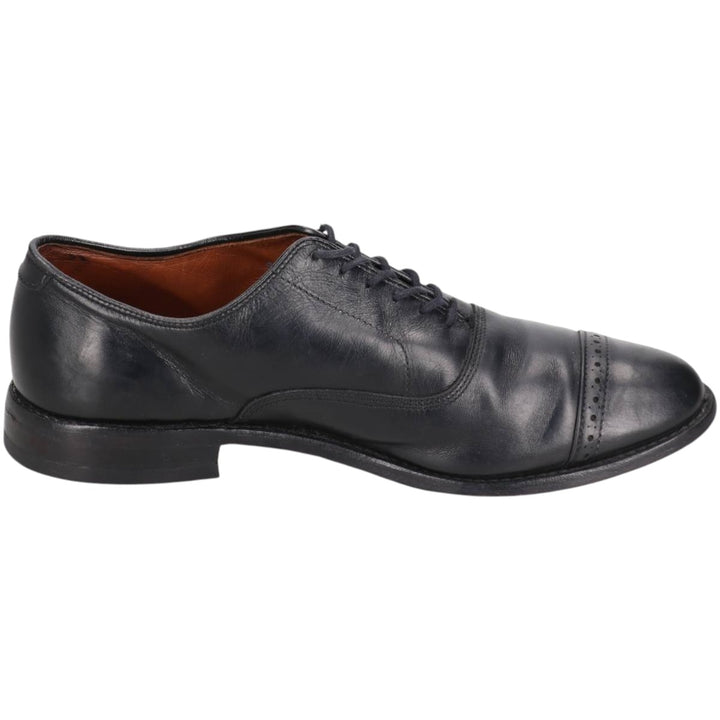 Allen Edmonds Fifth Avenue Straight Tip Shoes, Made in Italy, Size 9 1/2 Men's 27.5cm unclear black type Vintage Second Hand