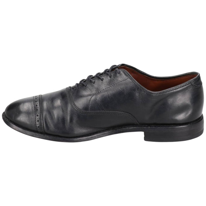 Allen Edmonds Fifth Avenue Straight Tip Shoes, Made in Italy, Size 9 1/2 Men's 27.5cm unclear black type Vintage Second Hand