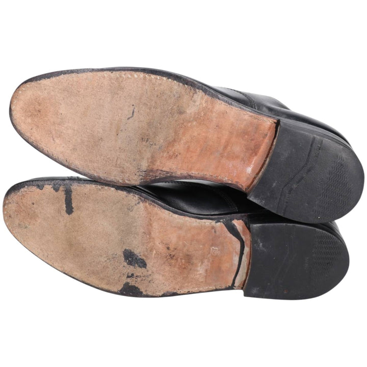 Allen Edmonds Fifth Avenue Straight Tip Shoes, Made in Italy, Size 9 1/2 Men's 27.5cm unclear black type Vintage Second Hand