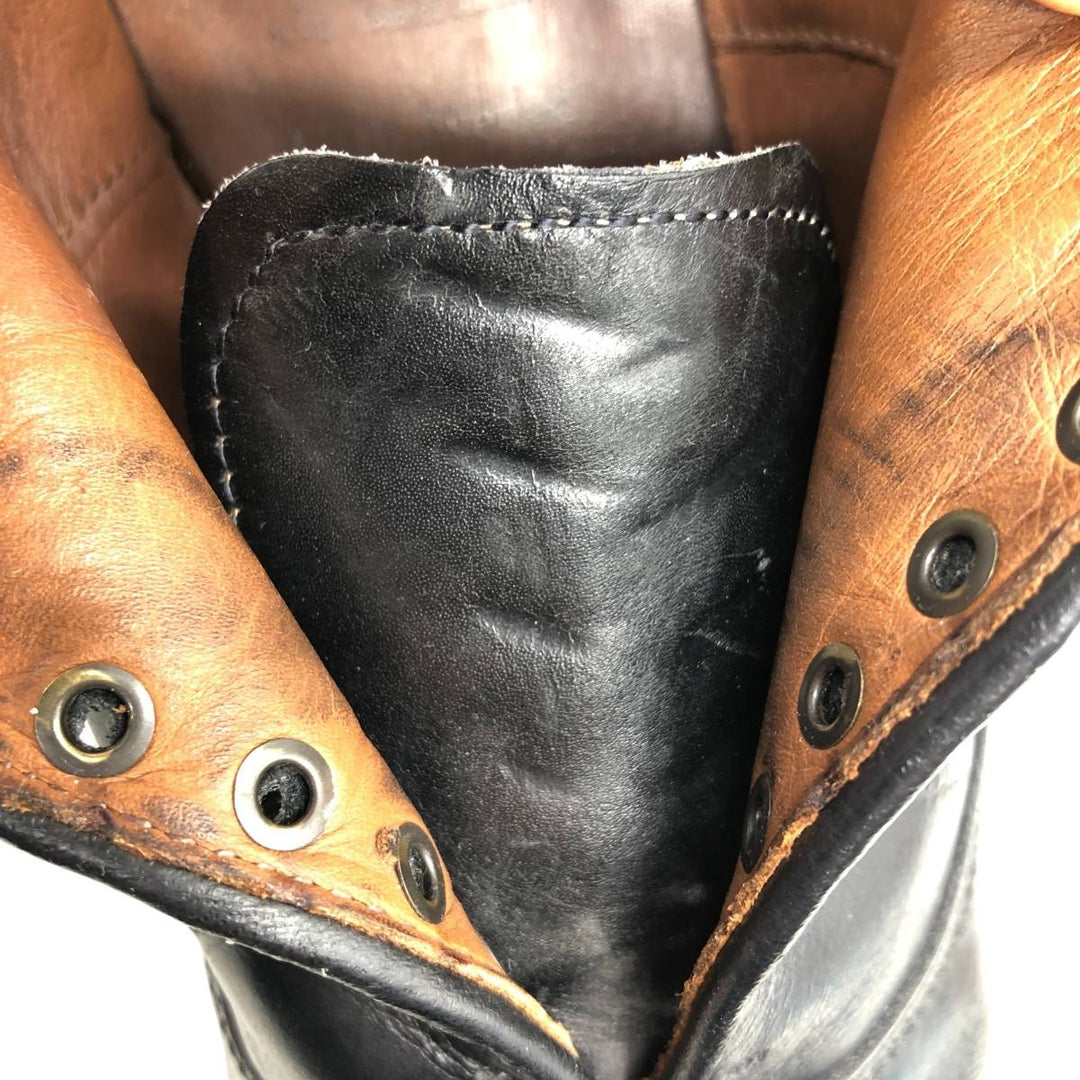 Allen Edmonds Fifth Avenue Straight Tip Shoes, Made in Italy, Size 9 1/2 Men's 27.5cm unclear black type Vintage Second Hand