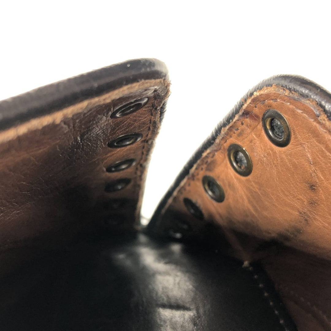 Allen Edmonds Fifth Avenue Straight Tip Shoes, Made in Italy, Size 9 1/2 Men's 27.5cm unclear black type Vintage Second Hand