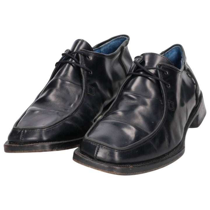 Oliver Sweeney U-Tip Shoes, Made in Italy, Size 10 1/2 Men's 28.5cm genuine leather black type Vintage Second Hand