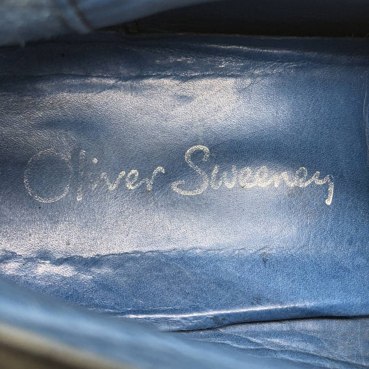 Oliver Sweeney U-Tip Shoes, Made in Italy, Size 10 1/2 Men's 28.5cm genuine leather black type Vintage Second Hand
