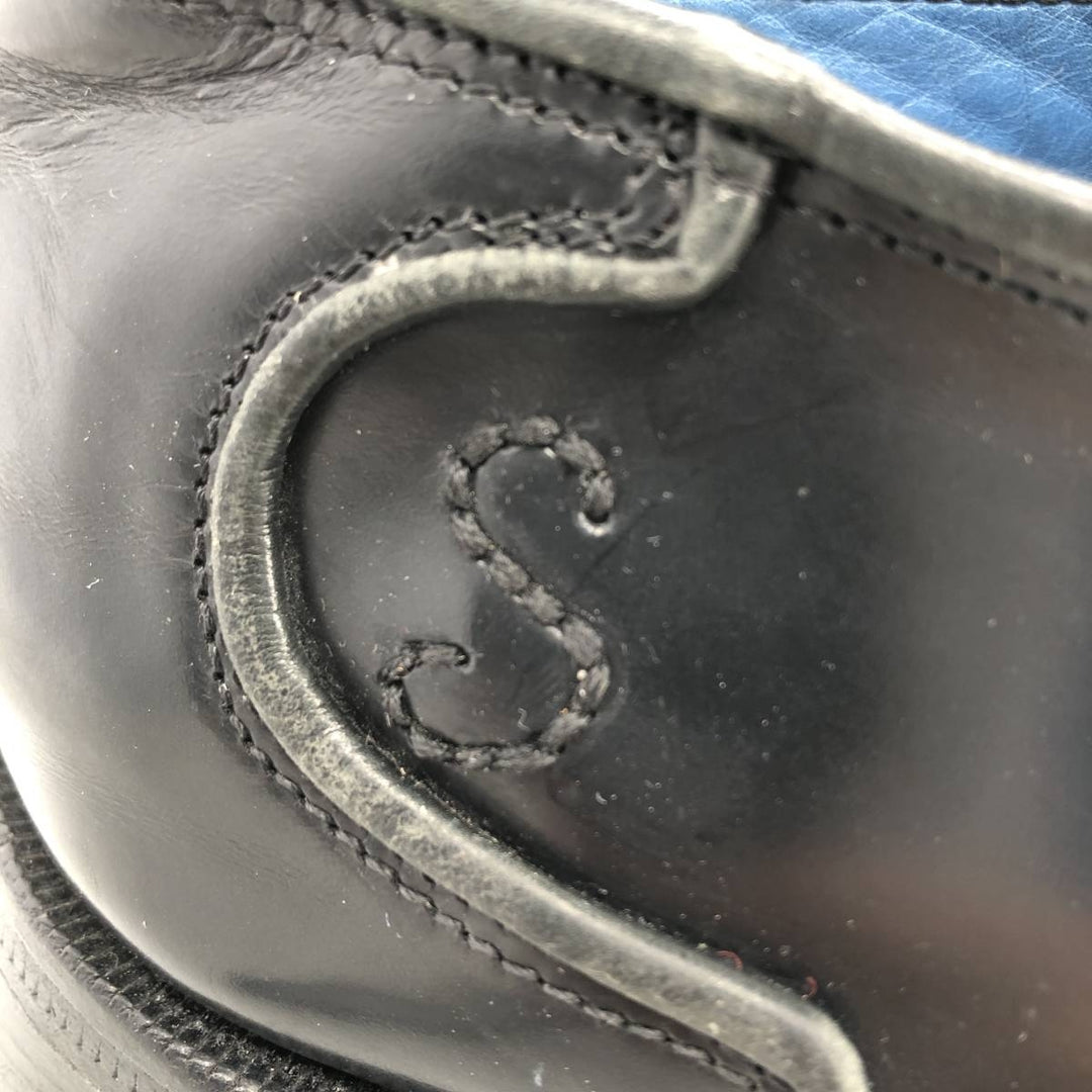Oliver Sweeney U-Tip Shoes, Made in Italy, Size 10 1/2 Men's 28.5cm genuine leather black type Vintage Second Hand