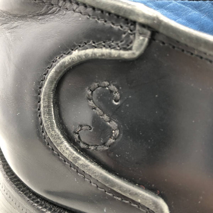 Oliver Sweeney U-Tip Shoes, Made in Italy, Size 10 1/2 Men's 28.5cm genuine leather black type Vintage Second Hand