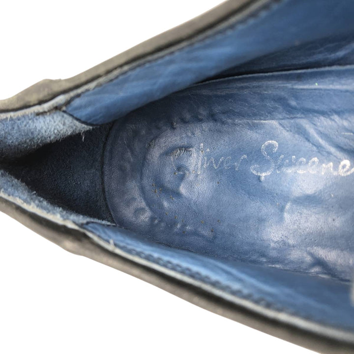 Oliver Sweeney U-Tip Shoes, Made in Italy, Size 10 1/2 Men's 28.5cm genuine leather black type Vintage Second Hand