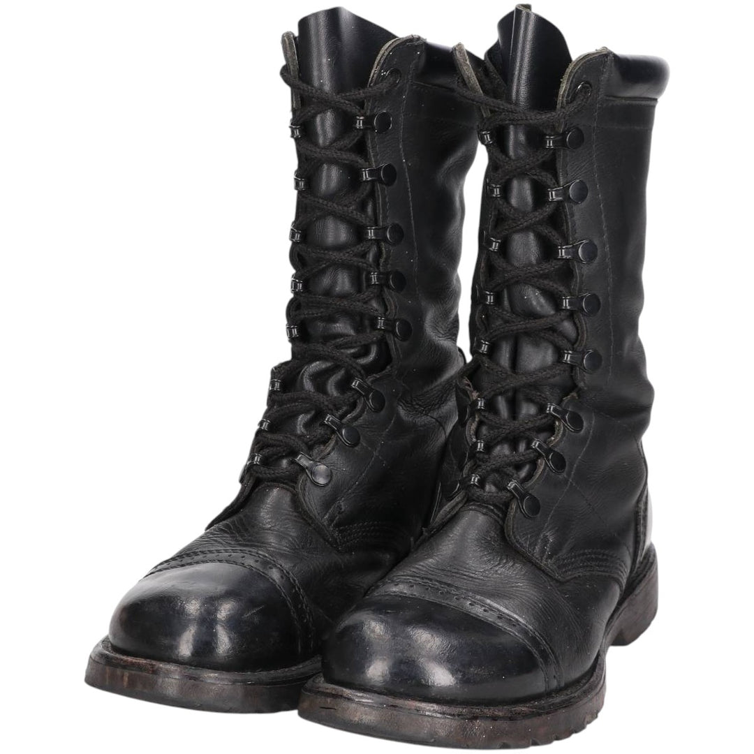 Corcoran Straight-Tip Military Boots, Made in the USA, Men's, Size 10, Vintage /saa014772 Men's 25.5cm unclear black type Vintage Second Hand