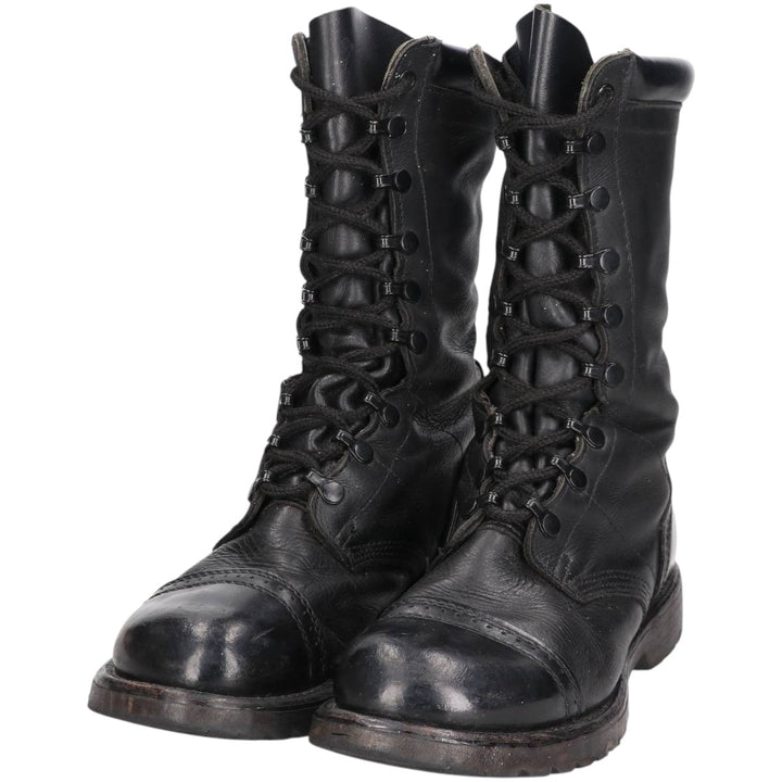 Corcoran Straight-Tip Military Boots, Made in the USA, Men's, Size 10, Vintage /saa014772 Men's 25.5cm unclear black type Vintage Second Hand