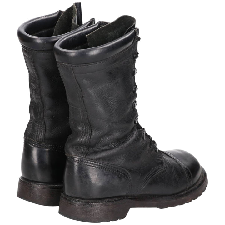 Corcoran Straight-Tip Military Boots, Made in the USA, Men's, Size 10, Vintage /saa014772 Men's 25.5cm unclear black type Vintage Second Hand