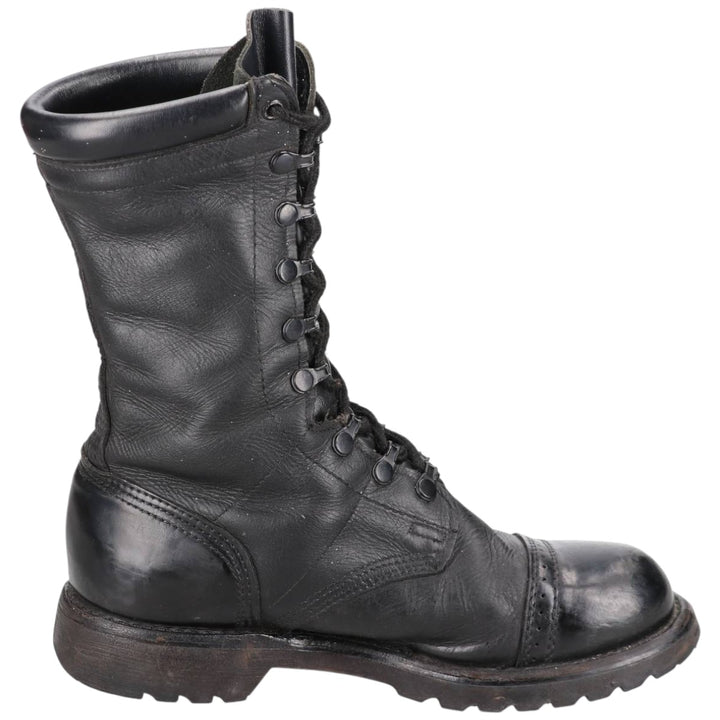 Corcoran Straight-Tip Military Boots, Made in the USA, Men's, Size 10, Vintage /saa014772 Men's 25.5cm unclear black type Vintage Second Hand
