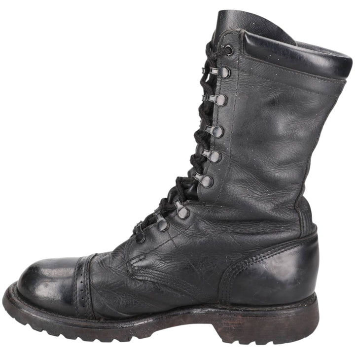 Corcoran Straight-Tip Military Boots, Made in the USA, Men's, Size 10, Vintage /saa014772 Men's 25.5cm unclear black type Vintage Second Hand