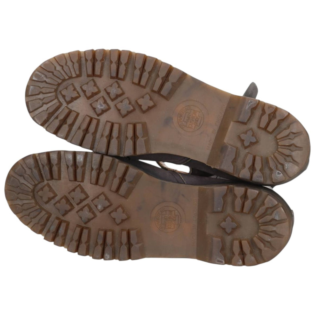 Dr. Martens Strap Shoes, Made in England, Size 9 Men's 28.0cm unclear brown type Vintage Second Hand