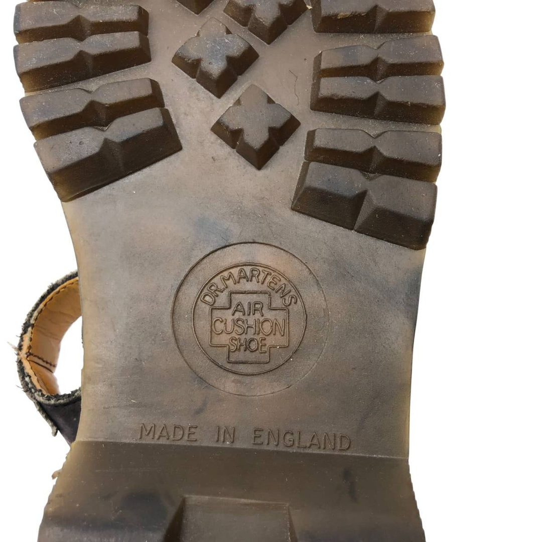 Dr. Martens Strap Shoes, Made in England, Size 9 Men's 28.0cm unclear brown type Vintage Second Hand